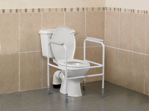 Homecraft Toilet Surround with Floor Fixing Feet