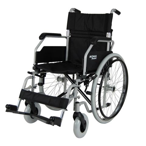 Roma Medical Avant Car Self Propelled Wheelchair in Silver Frame Colour - 1610