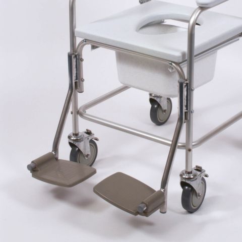 Footrests for the Homecraft Aluminium Commode Chair