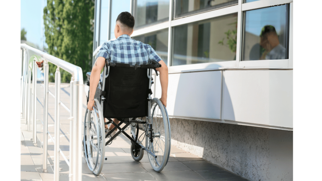 Wheelchair Safety While towards slop