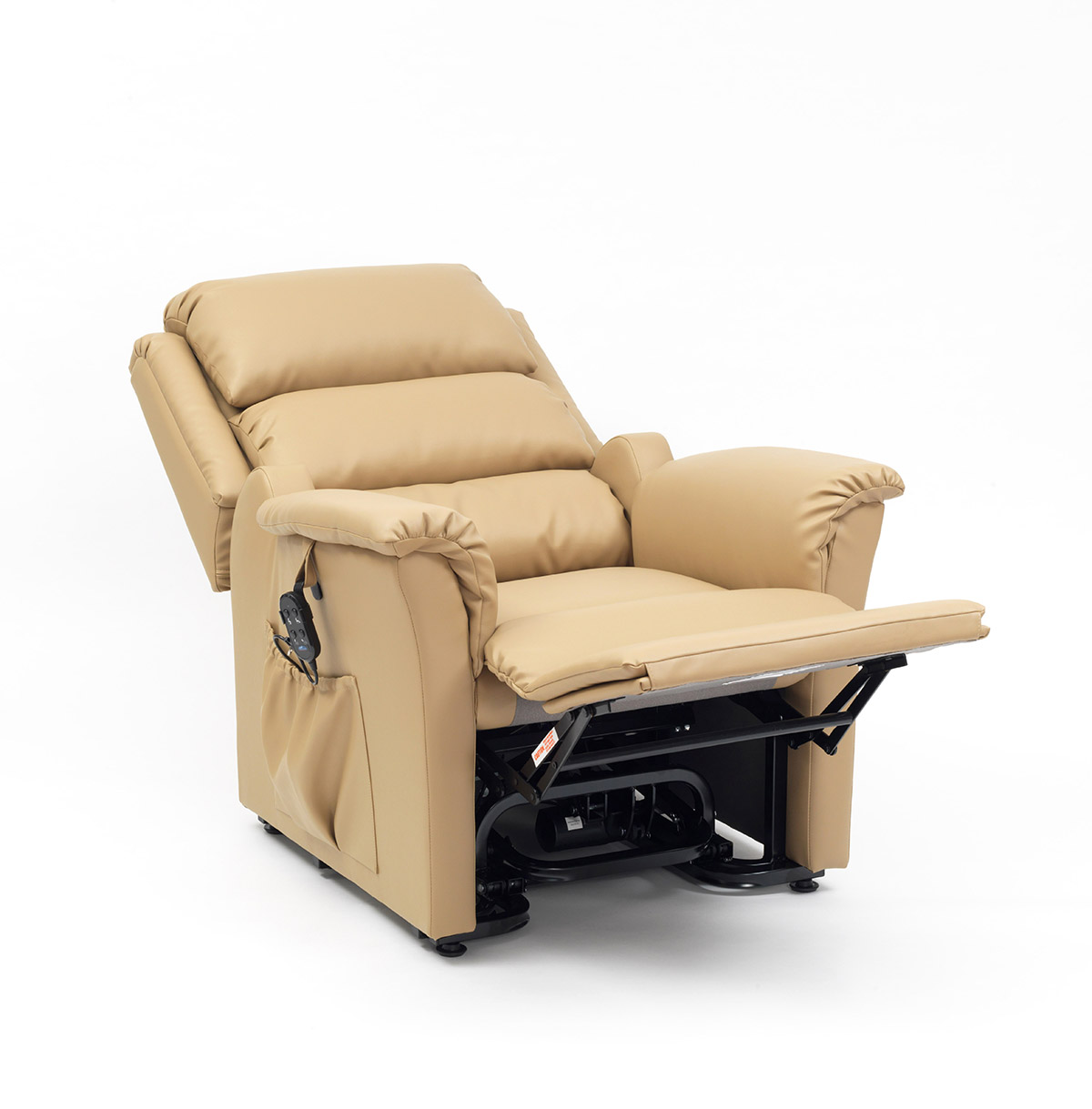 Nevada Dual Motor Rise Recliner in Reclined Postion